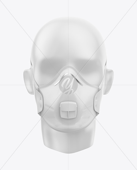 Download Respirator Mockup in Apparel Mockups on Yellow Images ...