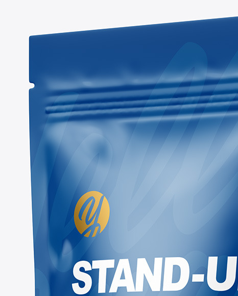 Glossy Stand up Pouch Mockup PSD #2