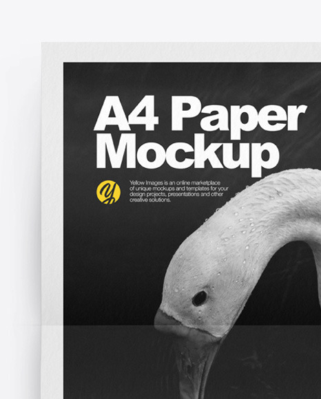 A4 Paper Mockup PSD #3