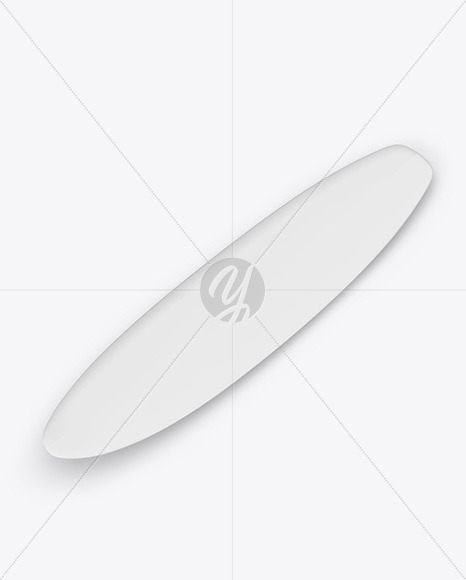 Surfboard Mockup on Yellow Images Object Mockups