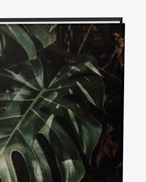 Hardcover Book w  Fabric Cover Mockup PSD #6