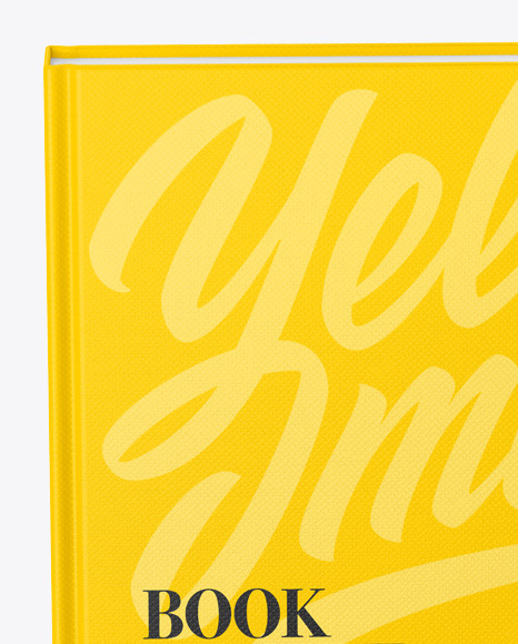 Hardcover Book w  Fabric Cover Mockup PSD #5