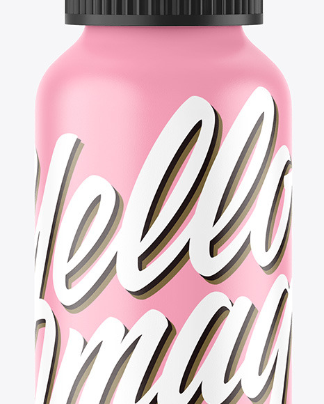 Matte Spray Bottle Mockup PSD #7