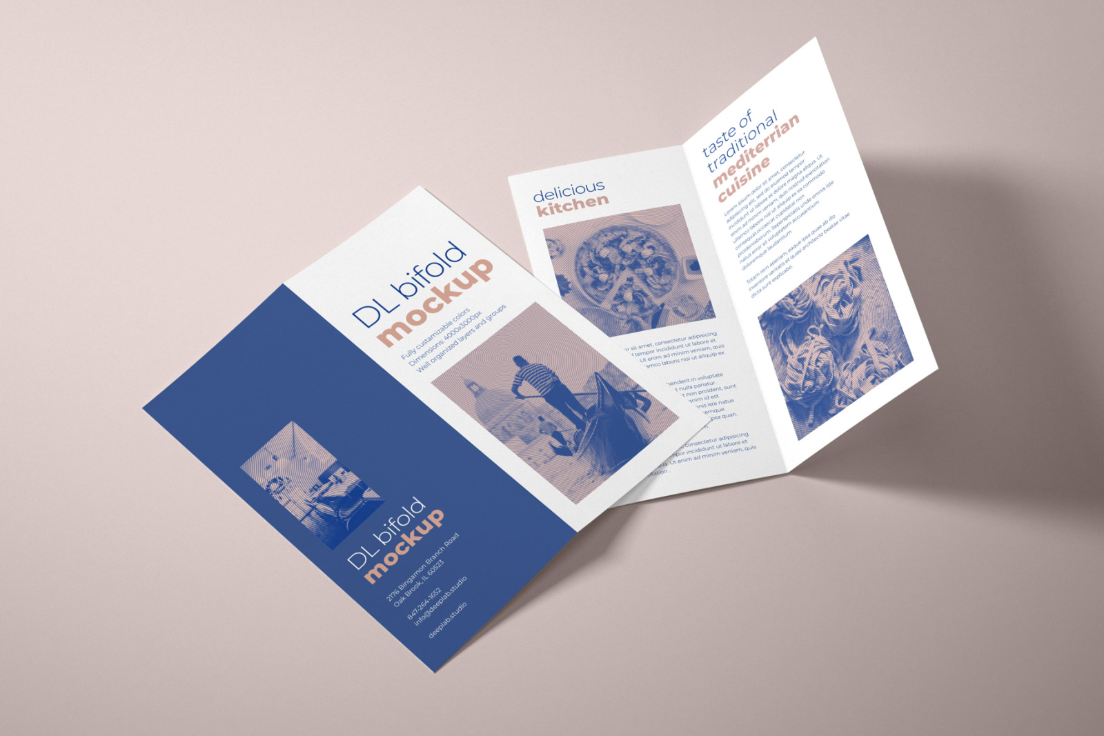 3 Fold Brochure Mockup Free Download