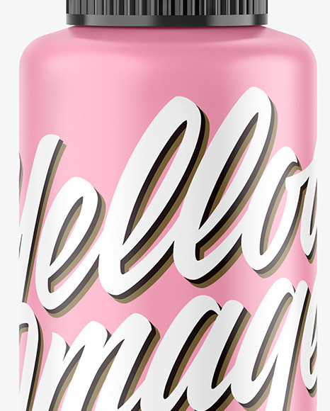 Matte Spray Bottle Mockup PSD #7