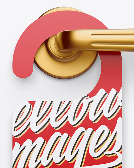 Door Hanger Mockups PSD #1