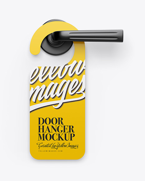 Door Hanger Mockups PSD #2