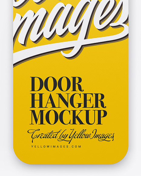 Door Hanger Mockups PSD #5