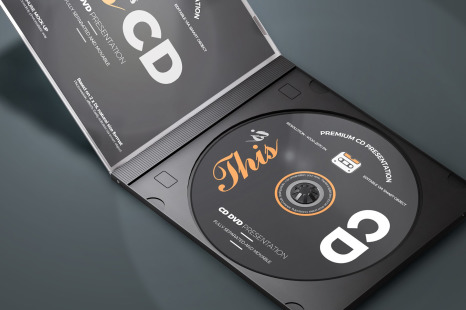 Download Cd Cover Mockup In Packaging Mockups On Yellow Images Creative Store Yellowimages Mockups