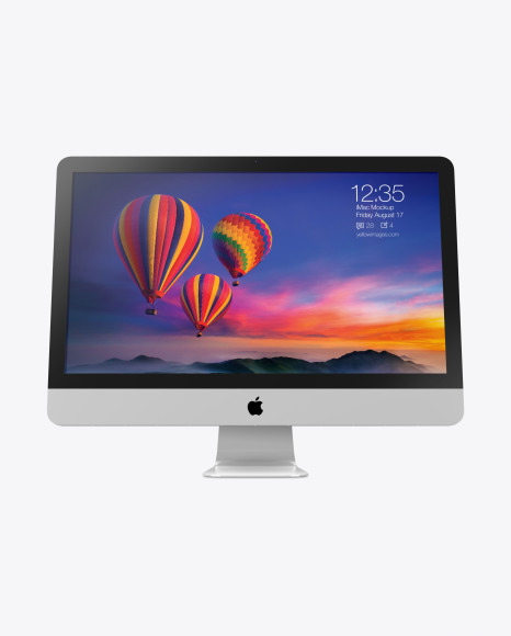 iMac Pro Mockup   Front View PSD #4