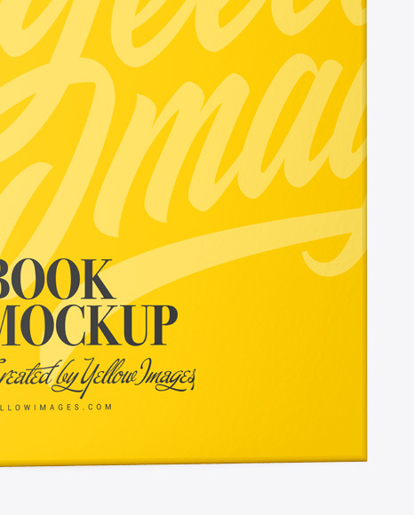 Hardcover Book w  Matte Cover Mockup PSD #7