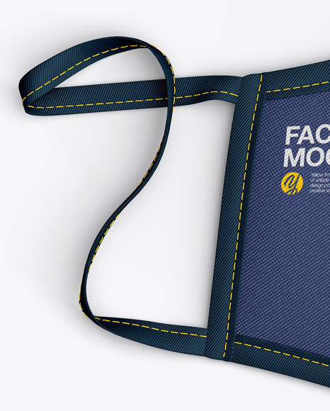 Download Free Face Mask Mockup In Apparel Mockups On Yellow Images Object Mockups PSD Mockups