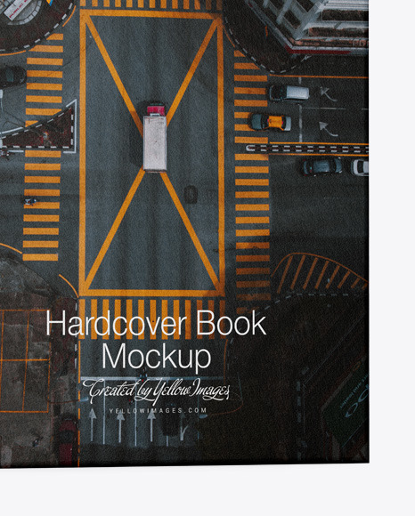 Hardcover Book w/ Textured Cover Mockup Hardcover Book w/ Textured Cover Mockup