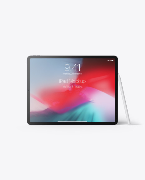 Apple iPad Pro 2018 12.9 Mockup PSD #2