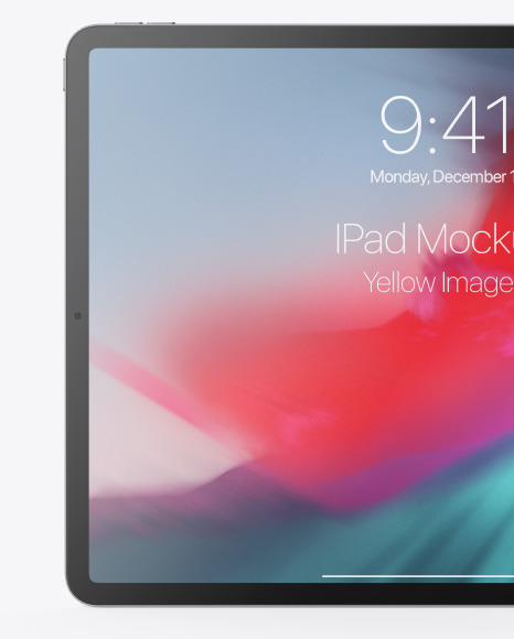 Apple iPad Pro 2018 12.9 Mockup PSD #4