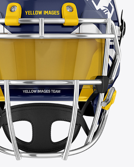 Download American Football Helmet Mockup Front View In Apparel Mockups On Yellow Images Object Mockups PSD Mockup Templates