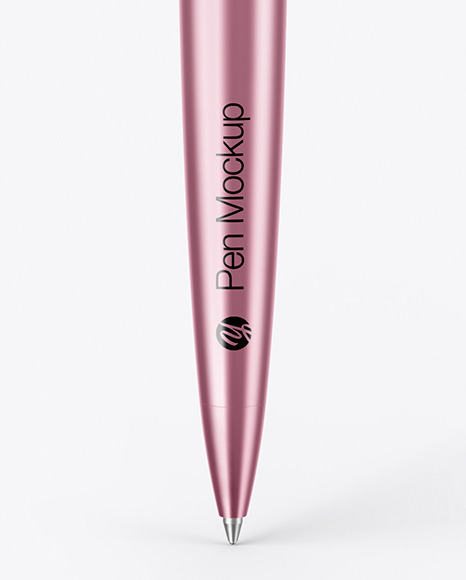 Metallic Pen Mockup PSD #1
