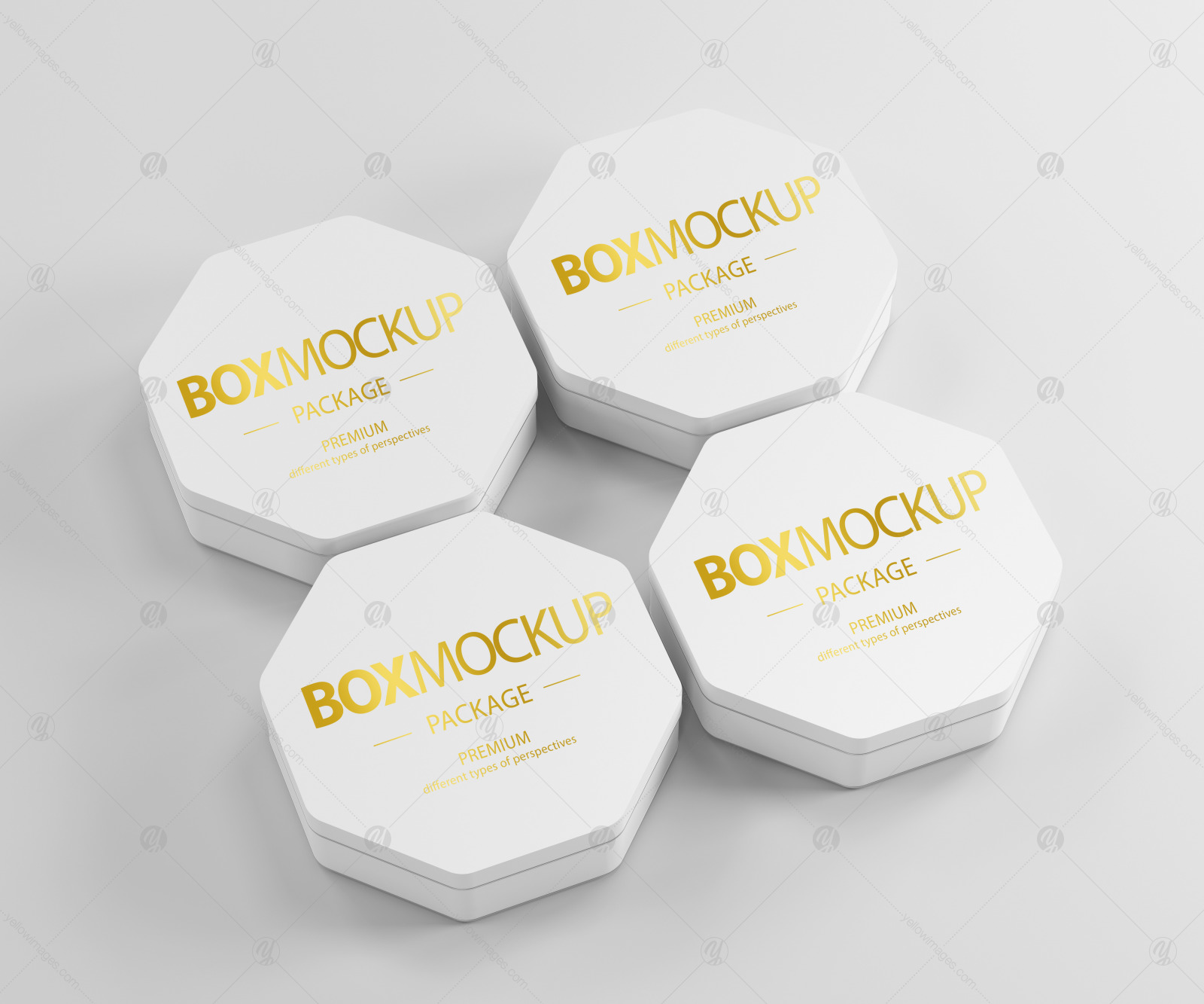 Download Box Package Mockup In Packaging Mockups On Yellow Images Creative Store PSD Mockup Templates