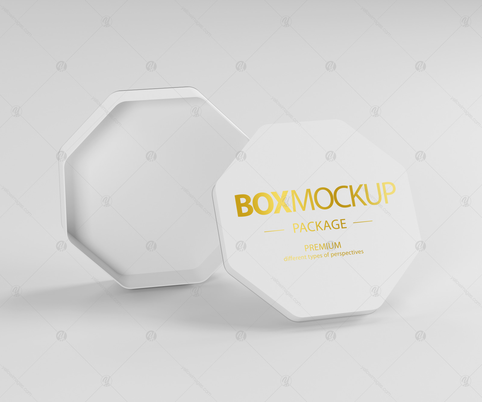 Download Box Package Mockup In Packaging Mockups On Yellow Images Creative Store