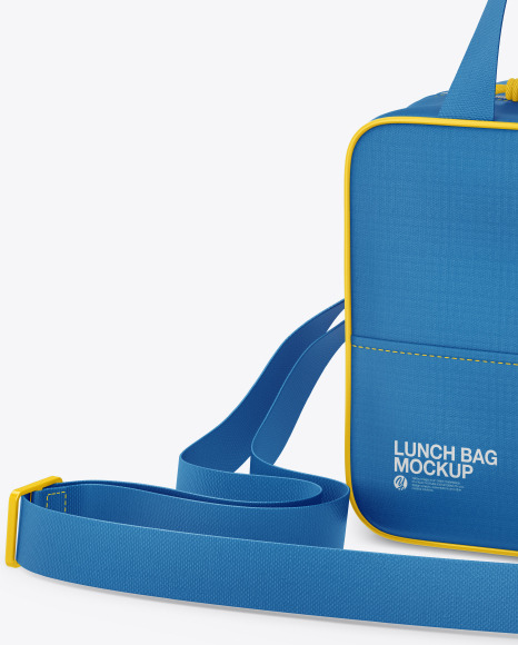 Download Lunch Bag Mockup In Bag Sack Mockups On Yellow Images Object Mockups