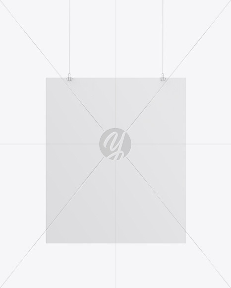 Paper Poster Mockup PSD #3