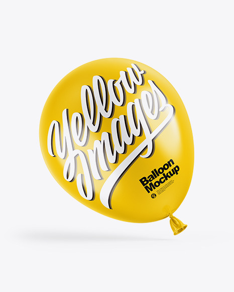 Glossy Balloon Mockup Glossy Balloon Mockup
