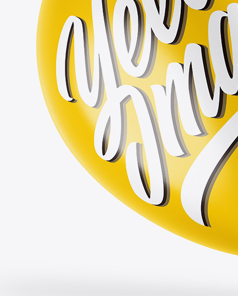 Glossy Balloon Mockup Glossy Balloon Mockup