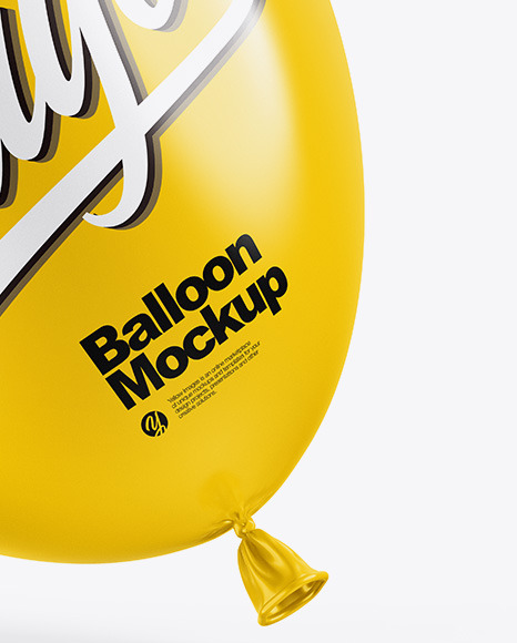 Glossy Balloon Mockup Glossy Balloon Mockup