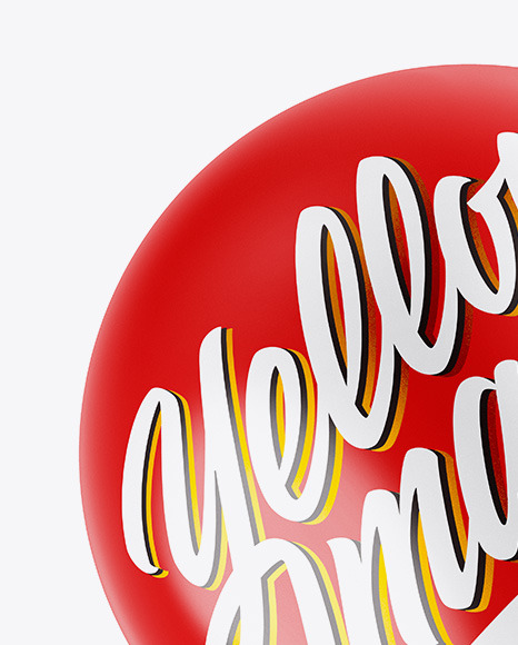 Glossy Balloon Mockup Glossy Balloon Mockup