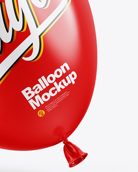 Glossy Balloon Mockup Glossy Balloon Mockup