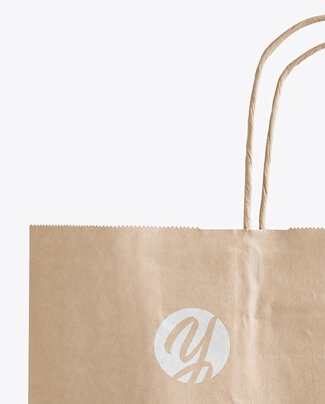 Download Paper Shopping Bag Mockup In Bag Sack Mockups On Yellow Images Object Mockups