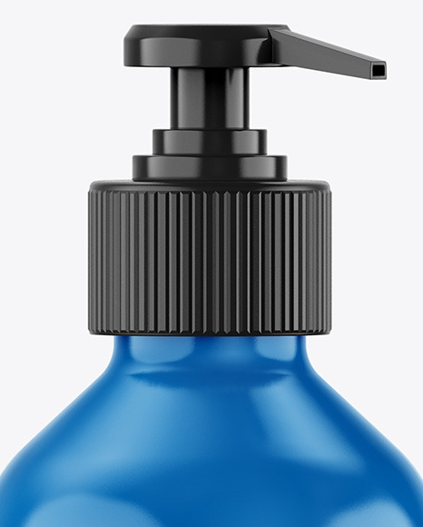 Glossy Soap Bottle Mockup PSD #1