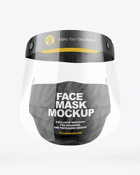 Download Black Mask Mockup - Free PSD Mockups Smart Object and Templates to create Magazines, Books ...