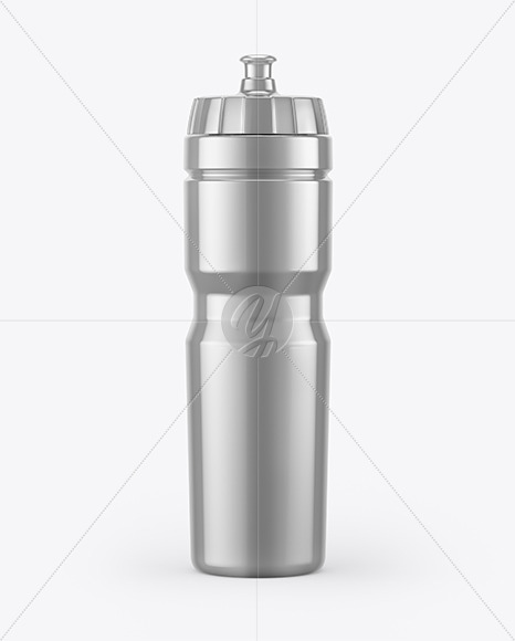 Download Metallic Sport Bottle Mockup In Bottle Mockups On Yellow Images Object Mockups