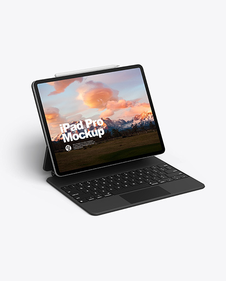 Ipad Pro 2020 Mockup In Device Mockups On Yellow Images Object Mockups