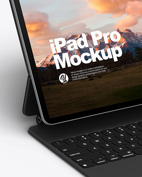 Download Ipad Pro 2020 Mockup In Device Mockups On Yellow Images Object Mockups PSD Mockup Templates