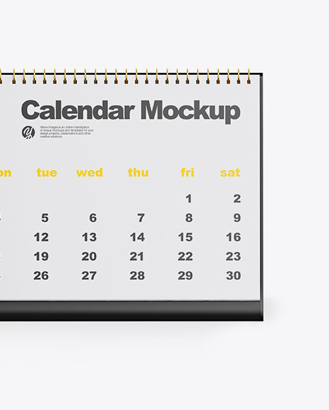 Download Desk Calendar Mockup In Stationery Mockups On Yellow Images Object Mockups Yellowimages Mockups