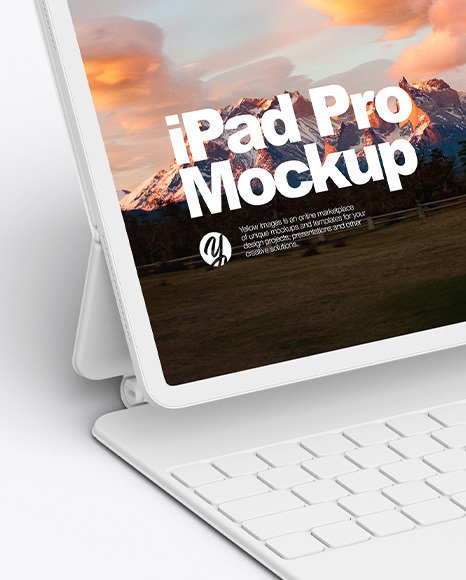 iPad Pro Clay 2020 Mockup PSD #3