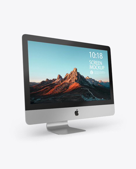 Apple IMac Mockup PSD #2