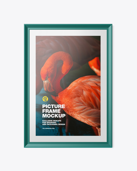 Glossy Picture Frame Mockup PSD #2