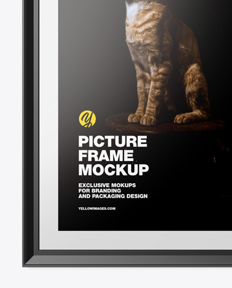 Glossy Picture Frame Mockup PSD #7