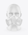 Download Respirator Mockup Front View In Apparel Mockups On Yellow Images Object Mockups