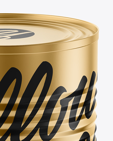 Download Tin Can Mockup In Can Mockups On Yellow Images Object Mockups PSD Mockup Templates