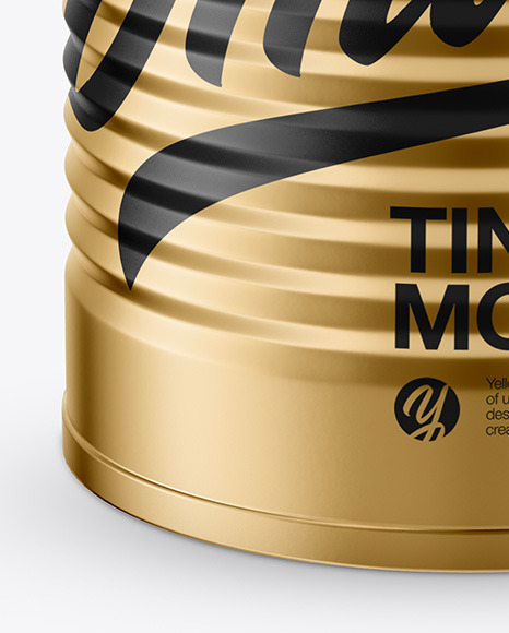 Download Tin Can Mockup In Can Mockups On Yellow Images Object Mockups Yellowimages Mockups