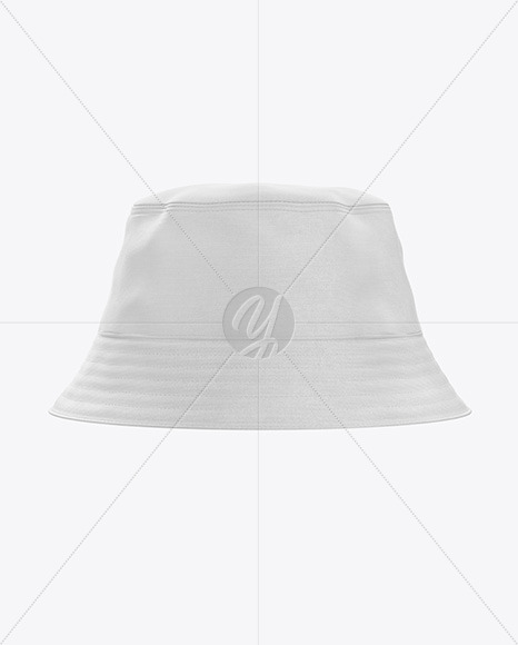 Bucket Hat Mockup Front View In Apparel Mockups On Yellow Images Object Mockups