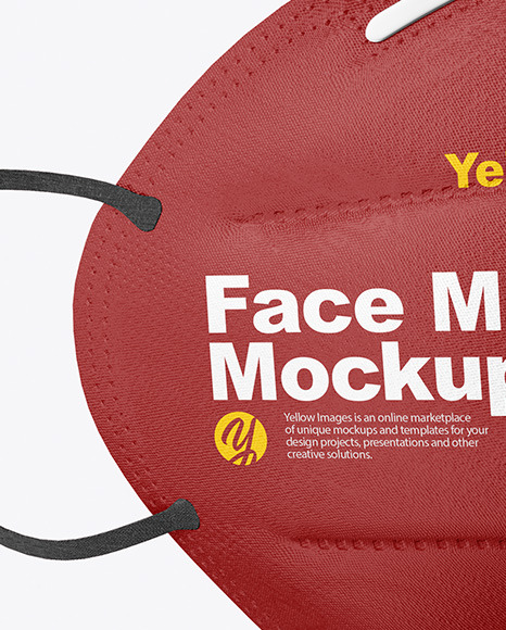 Download Face Mask Mockup In Apparel Mockups On Yellow Images Object Mockups Yellowimages Mockups