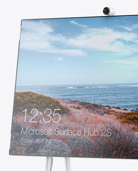 Microsoft Surface Hub 2S Mockup PSD #5