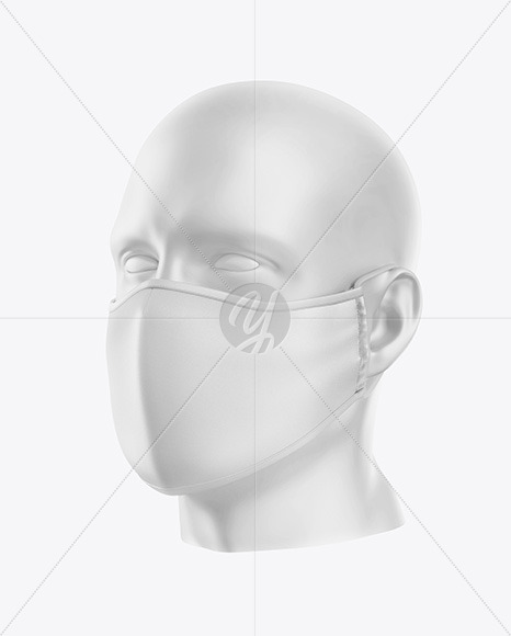 Download Face Mask Mockup In Apparel Mockups On Yellow Images Object Mockups Yellowimages Mockups