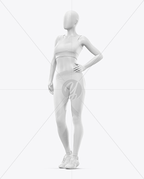 Women S Fitness Kit Mockup In Apparel Mockups On Yellow Images Object Mockups