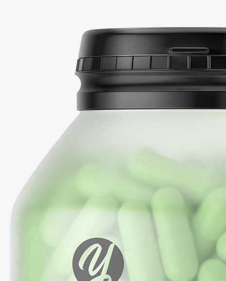 Download Frosted Pills Bottle Mockup In Bottle Mockups On Yellow Images Object Mockups PSD Mockup Templates